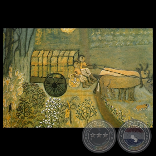 CUANDO SE ROMPIÓ EL PERTIGO, 1989 - Óleo de CARLOS FEDERICO REYES